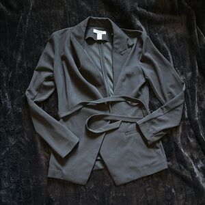 White House Black Market Black Blazer Classic Suit Jacket